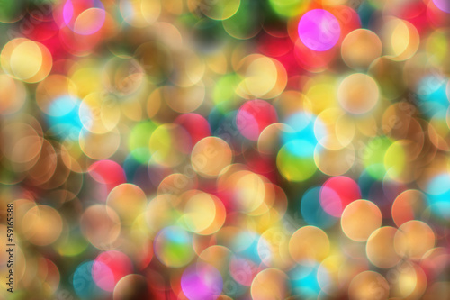 Christmas shiny light bokeh Colorful Abstract Background
