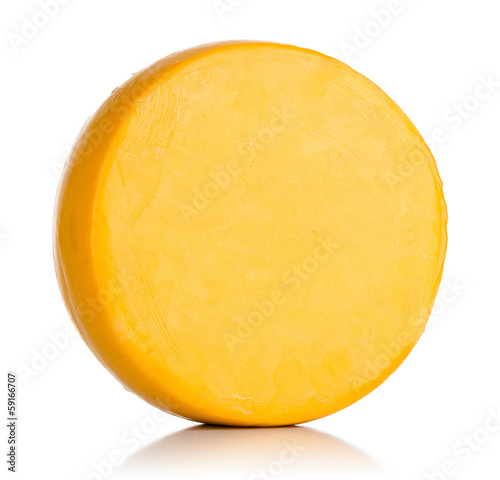 Cheese on white. File contains a path to isolation.
