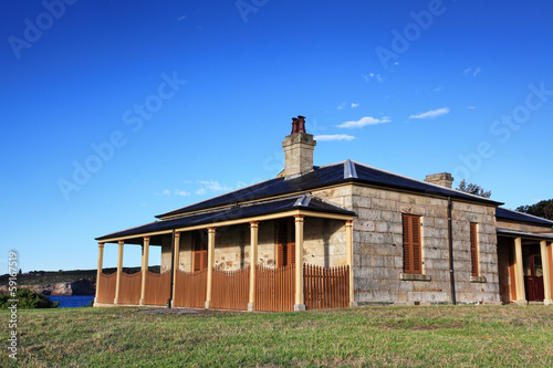 Canvas Print Sandstone Cottage Australia