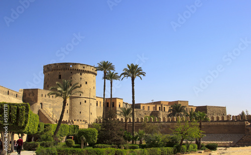 Fotografia Towers of Mohamed Ali Citadel in Cairo