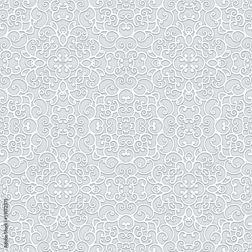 Abstract grey seamless pattern