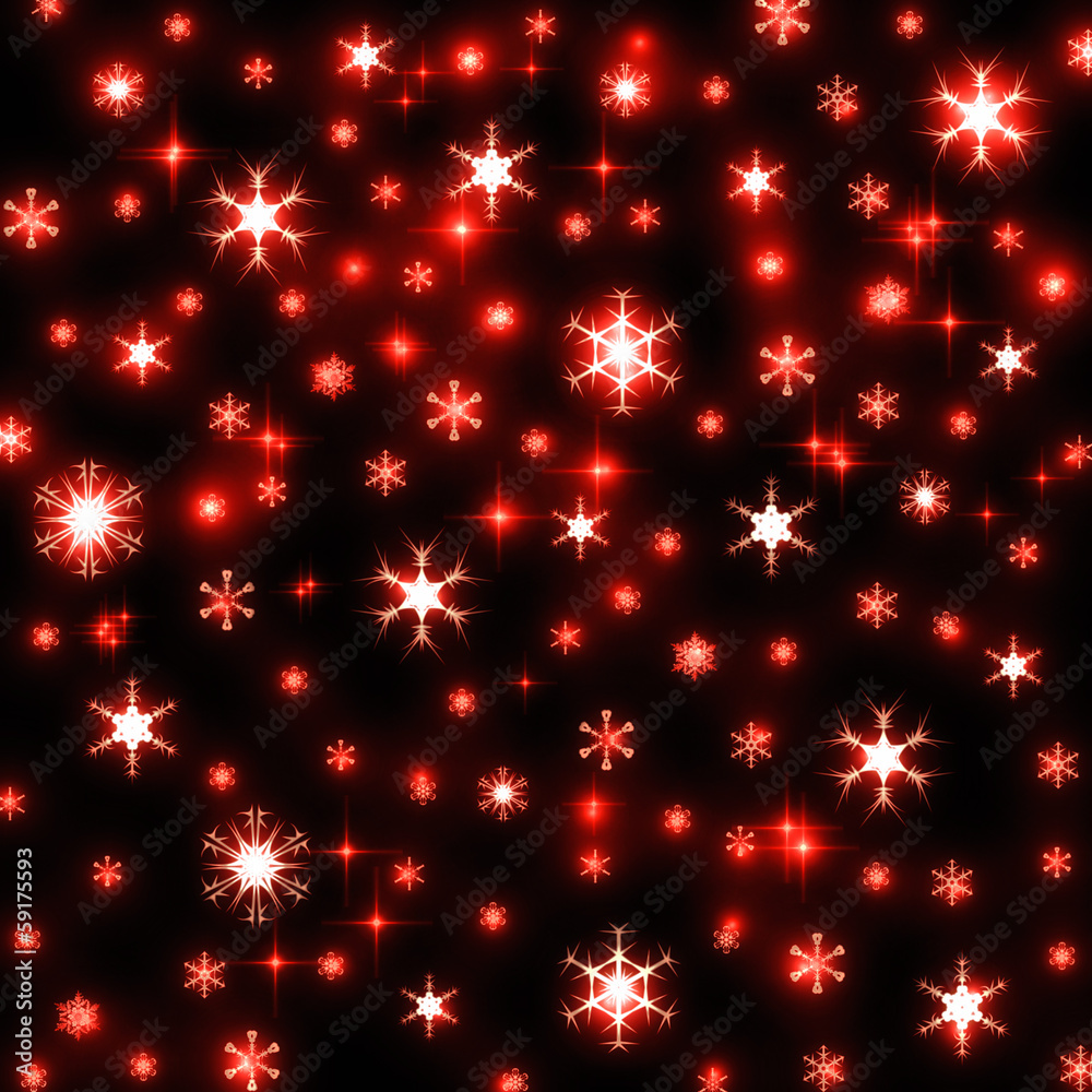 Christmas snowflakes on red background Christmas snowflakes on red background