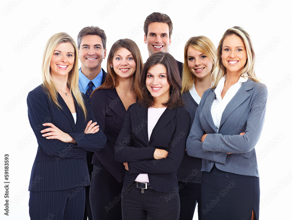 Group of business people. Group of business people.