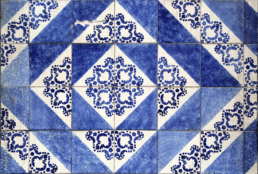 Fototapeta premium Traditional tiles from Porto, Portugal