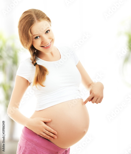 Free Download happy pregnant woman waiting for desired baby - GFXLoad