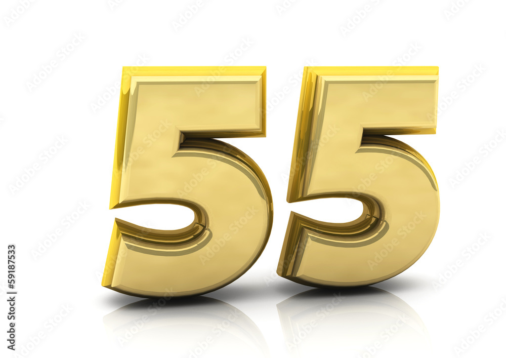 3d number fifty five