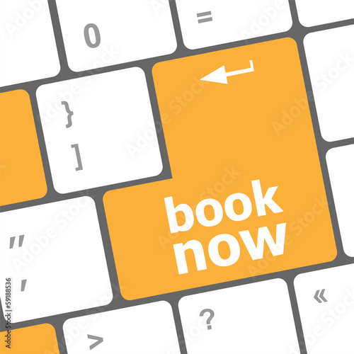 Book now button on keyboard key