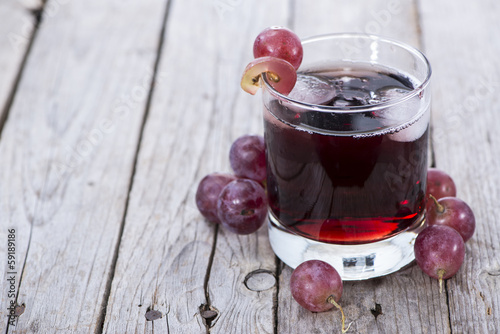 Grape Juice with Ice photo