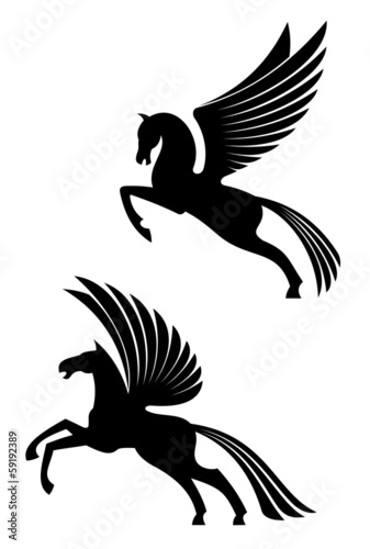 Pegasus winged horses