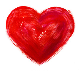watercolor heart. Concept - love, relationship, art, painting