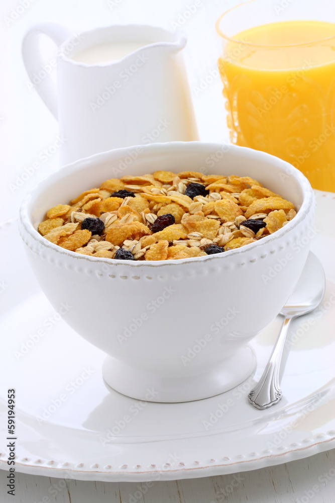 Delicious and healthy granola cereal Delicious and healthy granola cereal