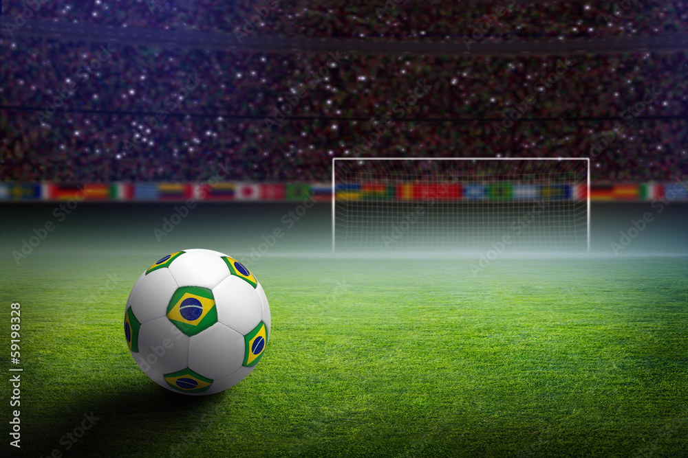 Fototapeta premium Stadion piłkarski