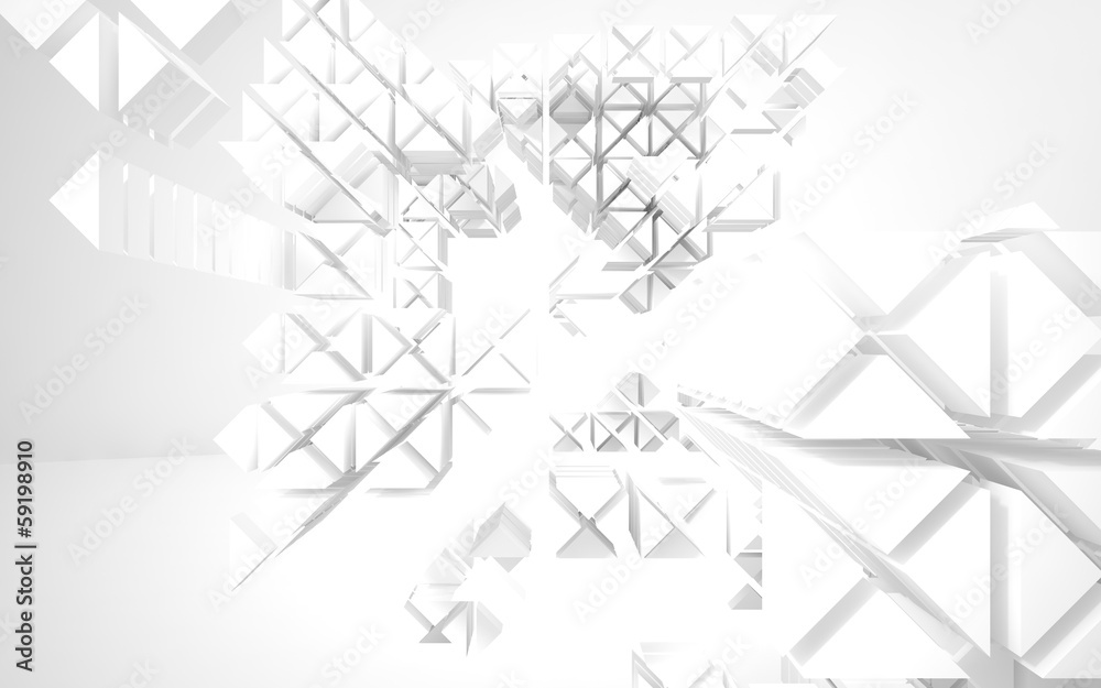Super cool abstract architectural white background Super cool abstract architectural white background