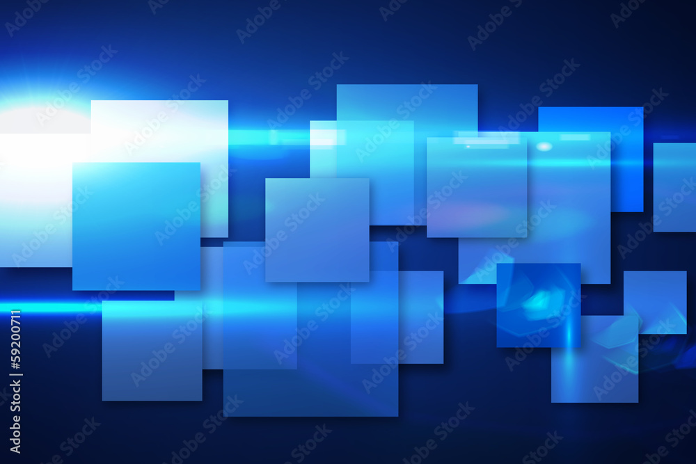Blue cube pattern Blue cube pattern
