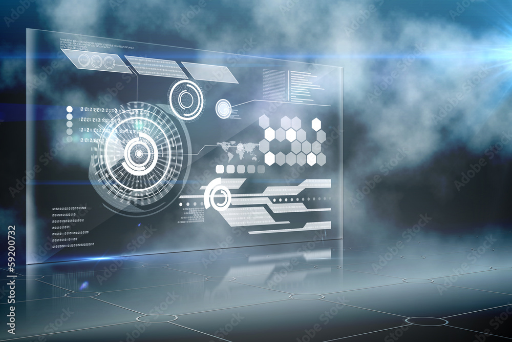 Futuristic technology interface Futuristic technology interface