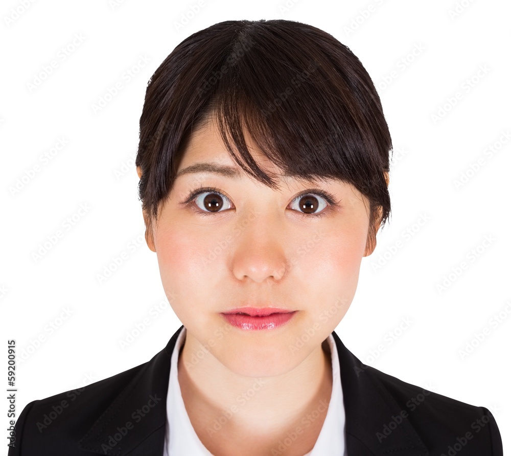 Serious businesswoman