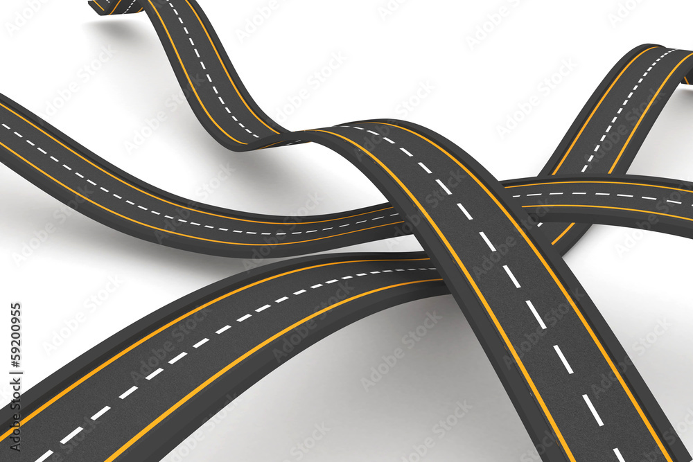 Fototapeta premium Bumpy road background