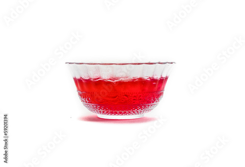 red strawberry jelly