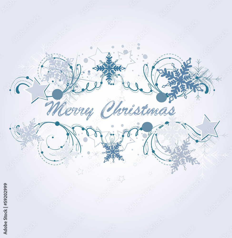 winter frame with snowflakes winter frame with snowflakes