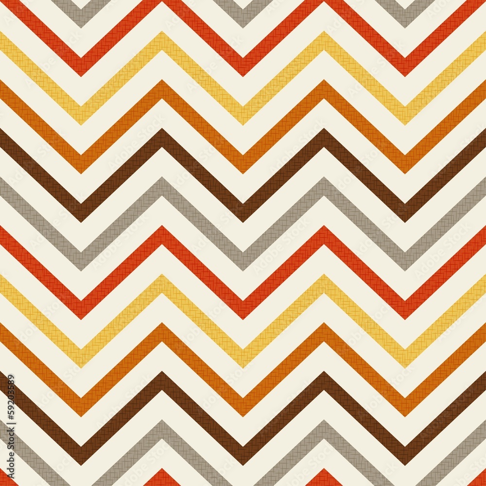 seamless retro zig zag pattern