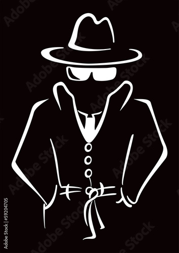 Mysterious man in the hat