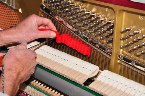 Tuning the piano