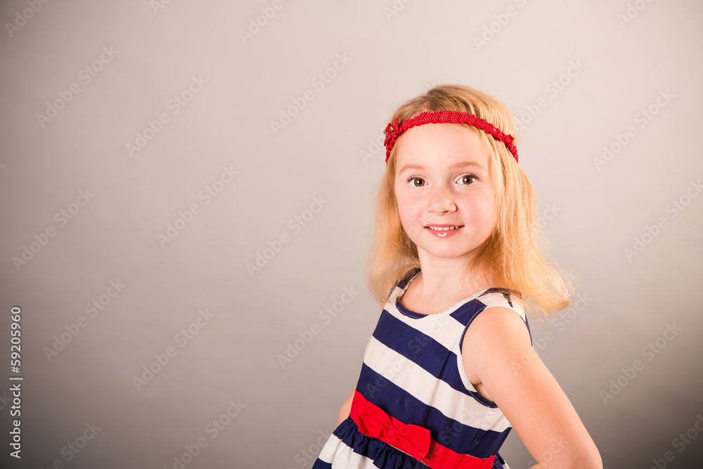 Beautiful girl in a dress Beautiful girl in a dress