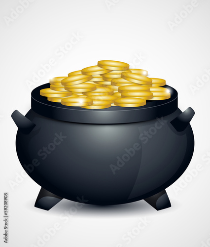 St Patricks Day pot of gold