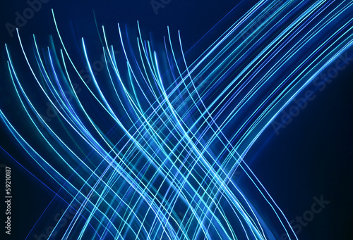 Slika na platnu background with blue lines