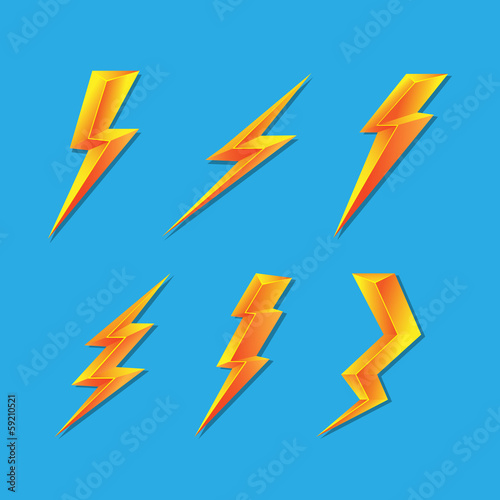 3D lightning.vector