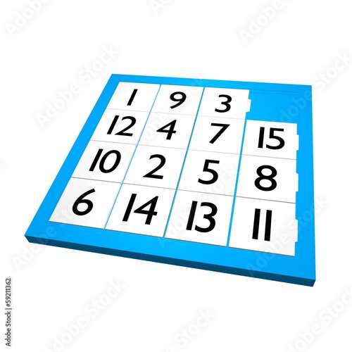 fifteen puzzle game