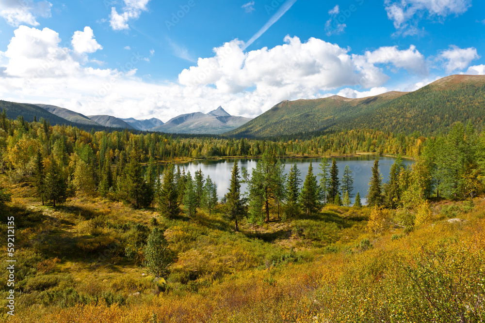 Obraz premium Mountain landscape.