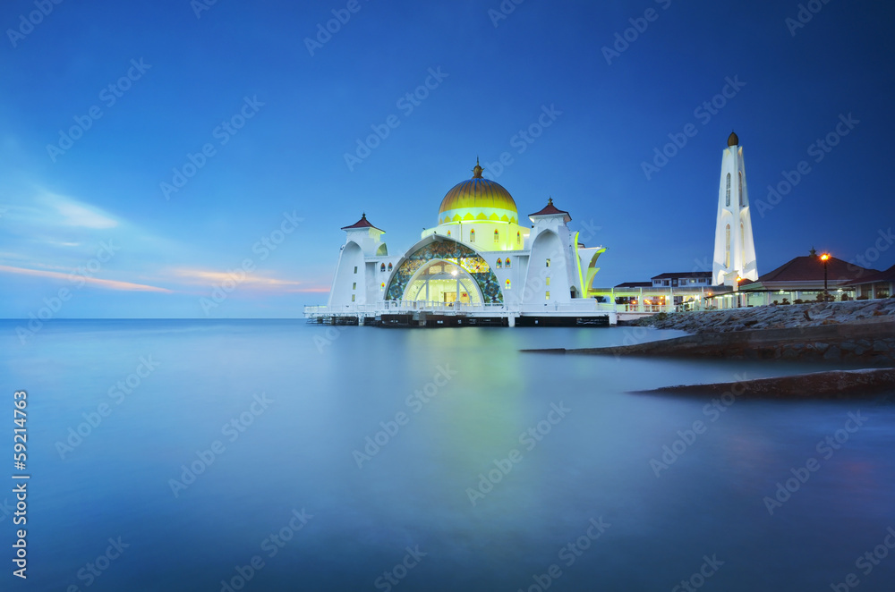 the floating mosque