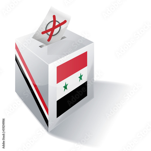 Wahlbox Syrien