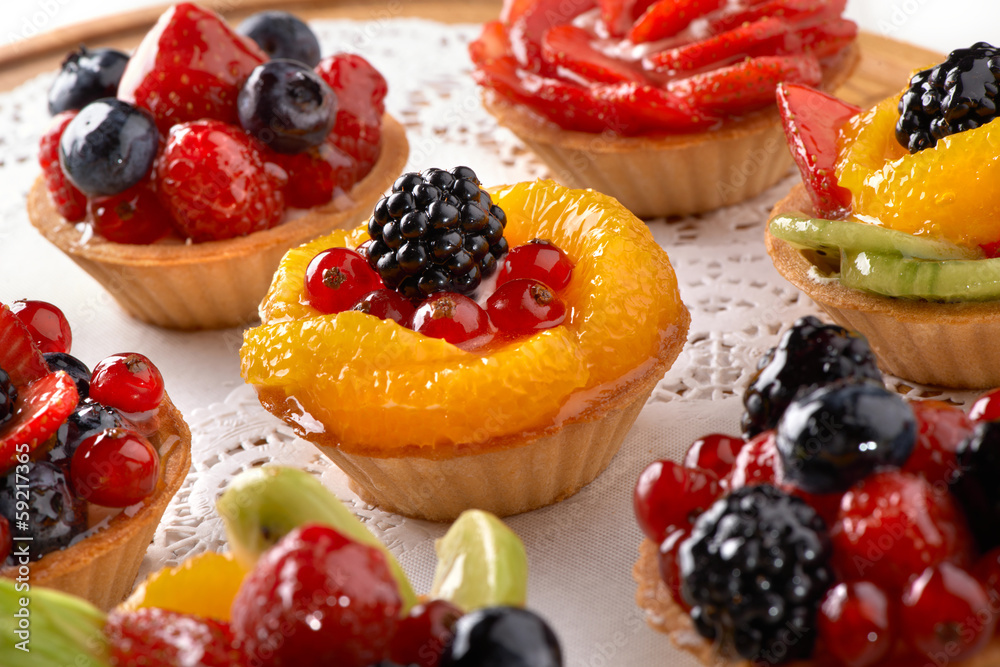 Baking with berries and fruits