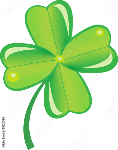 Four leaf clover. St. Patrick's day symbol