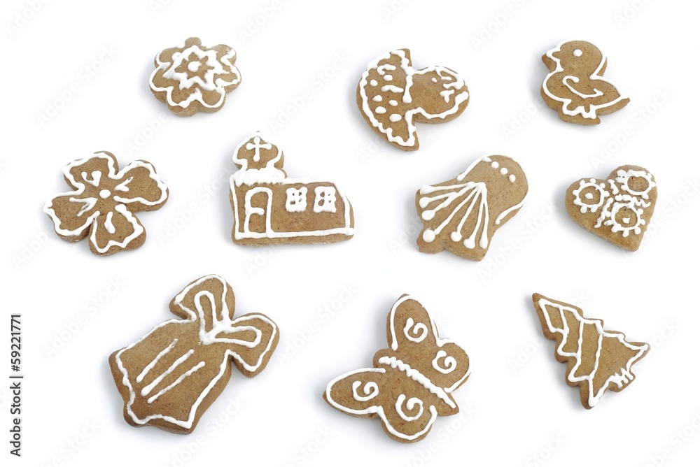 Christmas decorating gingerbread