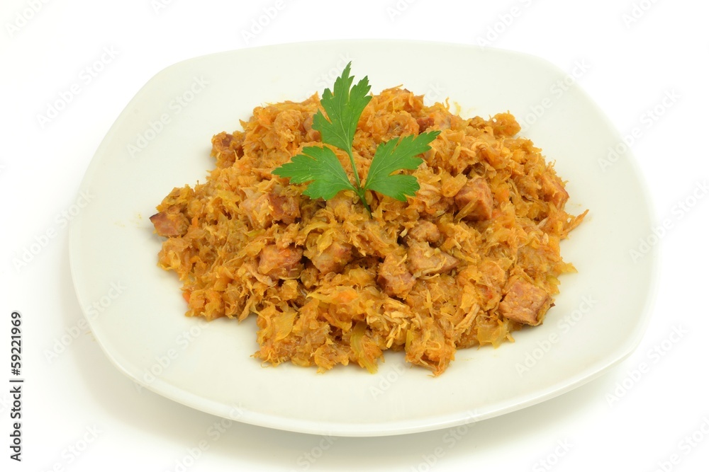 Traditional Polish bigos