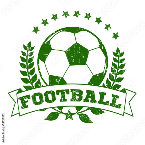 Grunge Football Laurel
