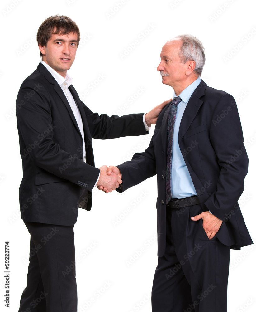 Handshake of two businessmen Handshake of two businessmen