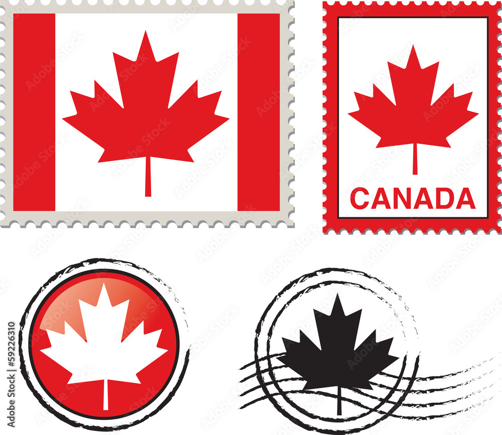 Canada Flag Stamps