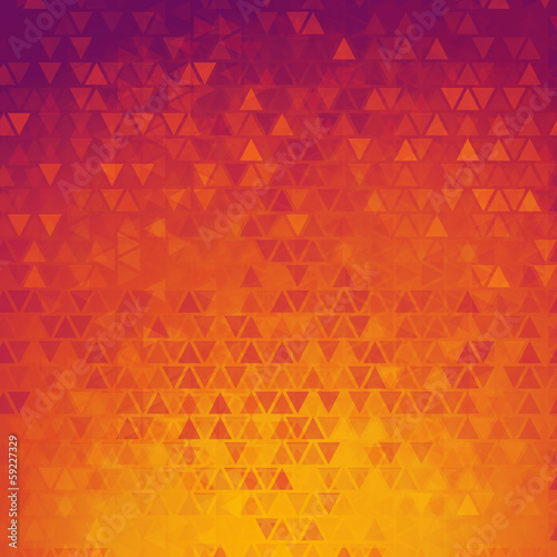 Gradient abstract triangles background