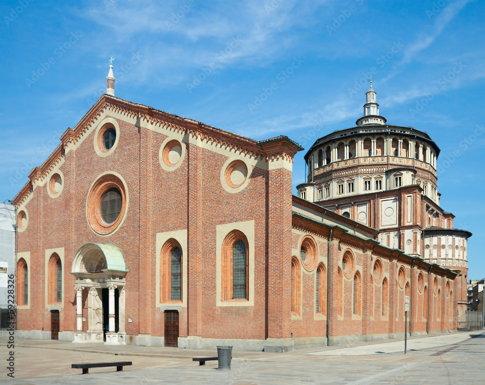 Chiesa di Santa Maria delle Grazie(1497), Milan, Italy
