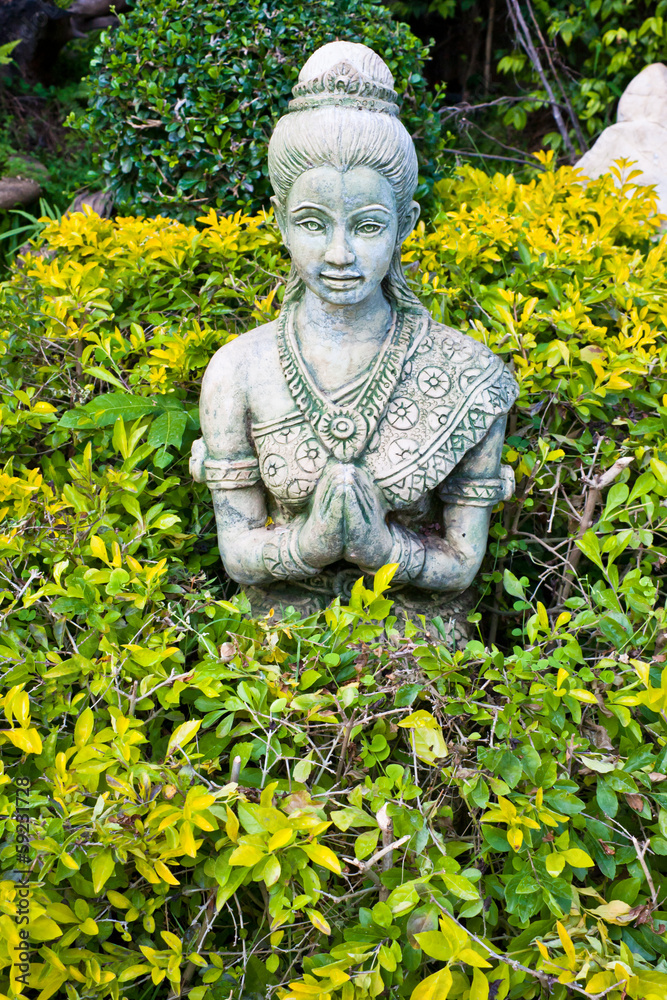 Obraz premium The Statue Hello thai style.