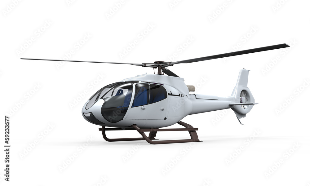 Helicopter Isolated Helicopter Isolated
