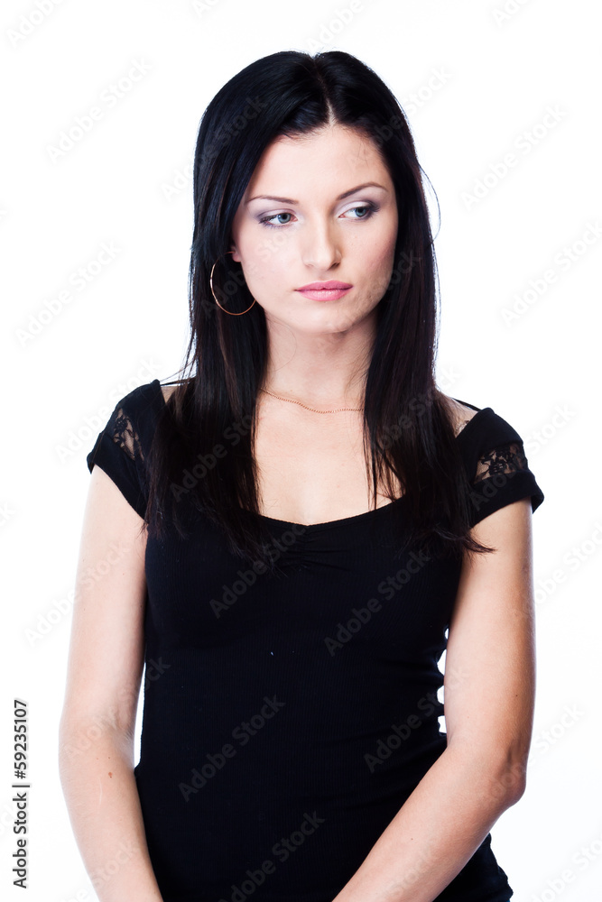 portrait of a young and beautiful woman portrait of a young and beautiful woman
