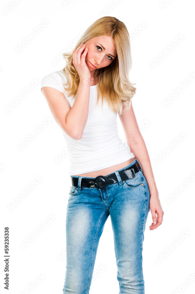 portrait of a young and beautiful woman portrait of a young and beautiful woman