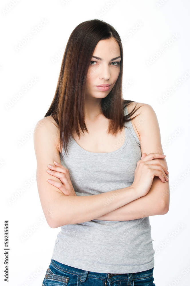 portrait of a young and beautiful woman portrait of a young and beautiful woman