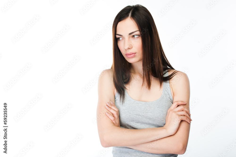 portrait of a young and beautiful woman portrait of a young and beautiful woman
