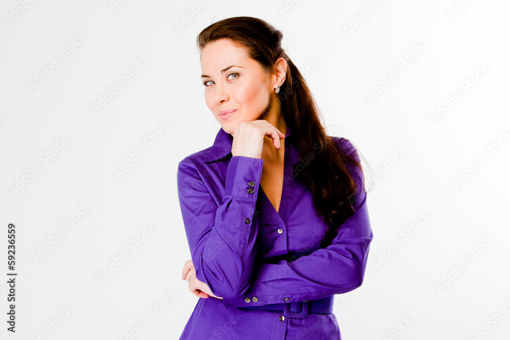 portrait of a young and beautiful woman